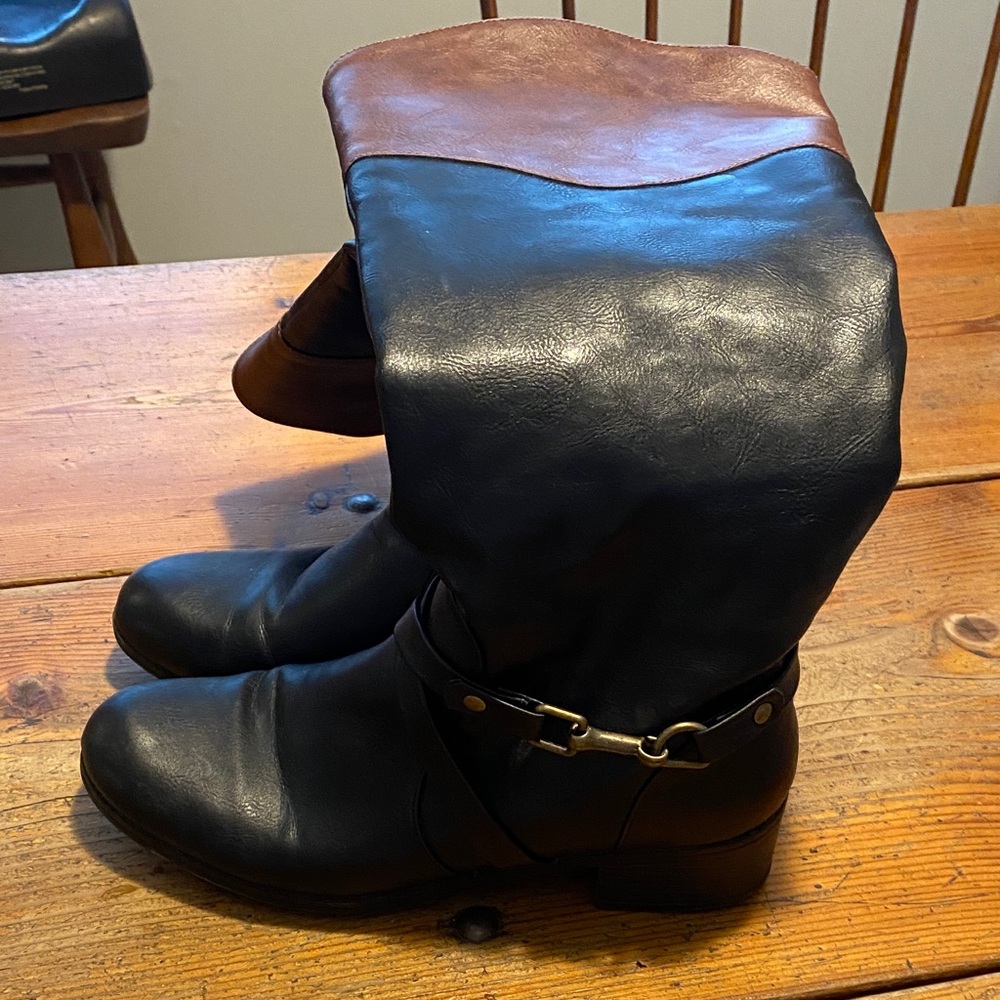 Rampage Brown Leather Boots